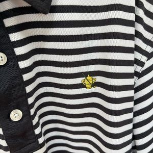 Men’s polo Dunning golf brand brand new excellent condition navy and white